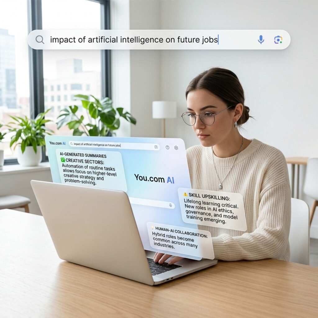 You.com AI search engine for students study research and productivity